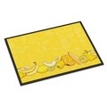 Carolines Treasures Fruits and Vegetables in Yellow Indoor or Outdoor Mat, 18 x 27 in. BB5134MAT